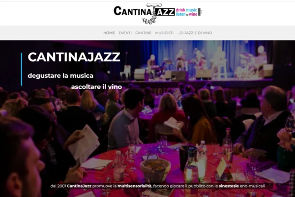 Cantina Jazz - Wine Bar Website